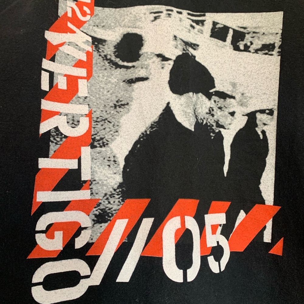 U2 Vertigo Concert Tour Black T-Shirt